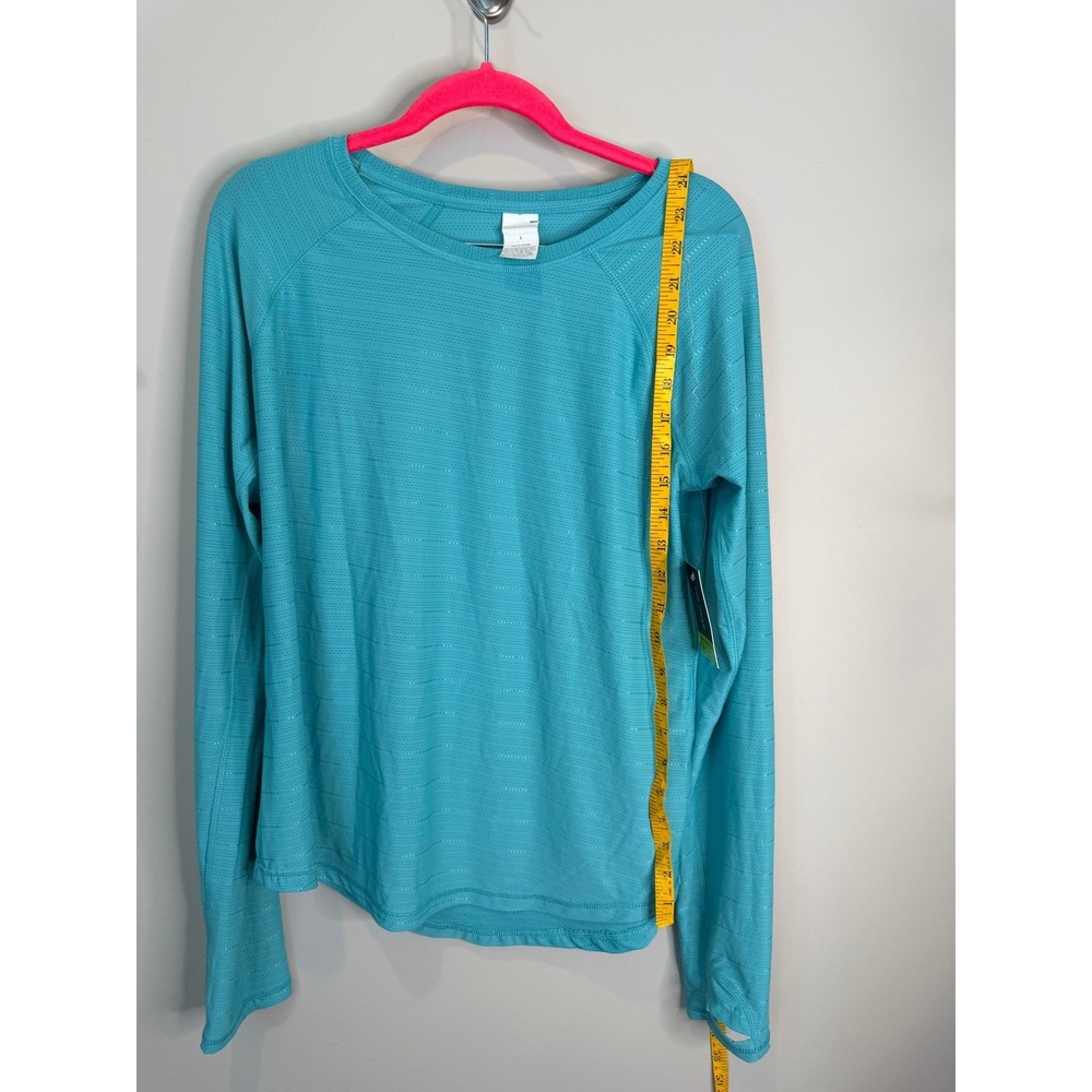 NWT Tek Gear Aqua Long Sleeve Athletic Top Mesh Lightweight Activewear - Picture 3 of 7